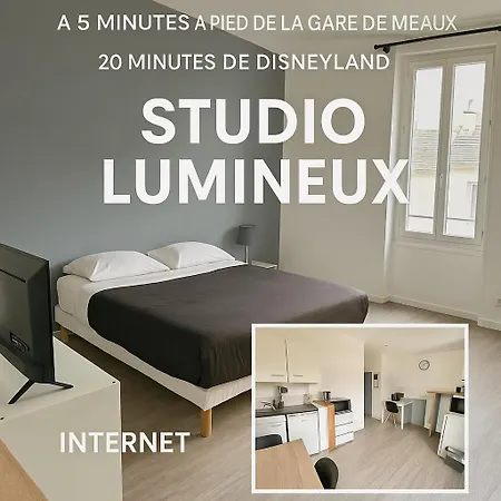 Maciet 5- Centre Meaux-gare-disney Apartment